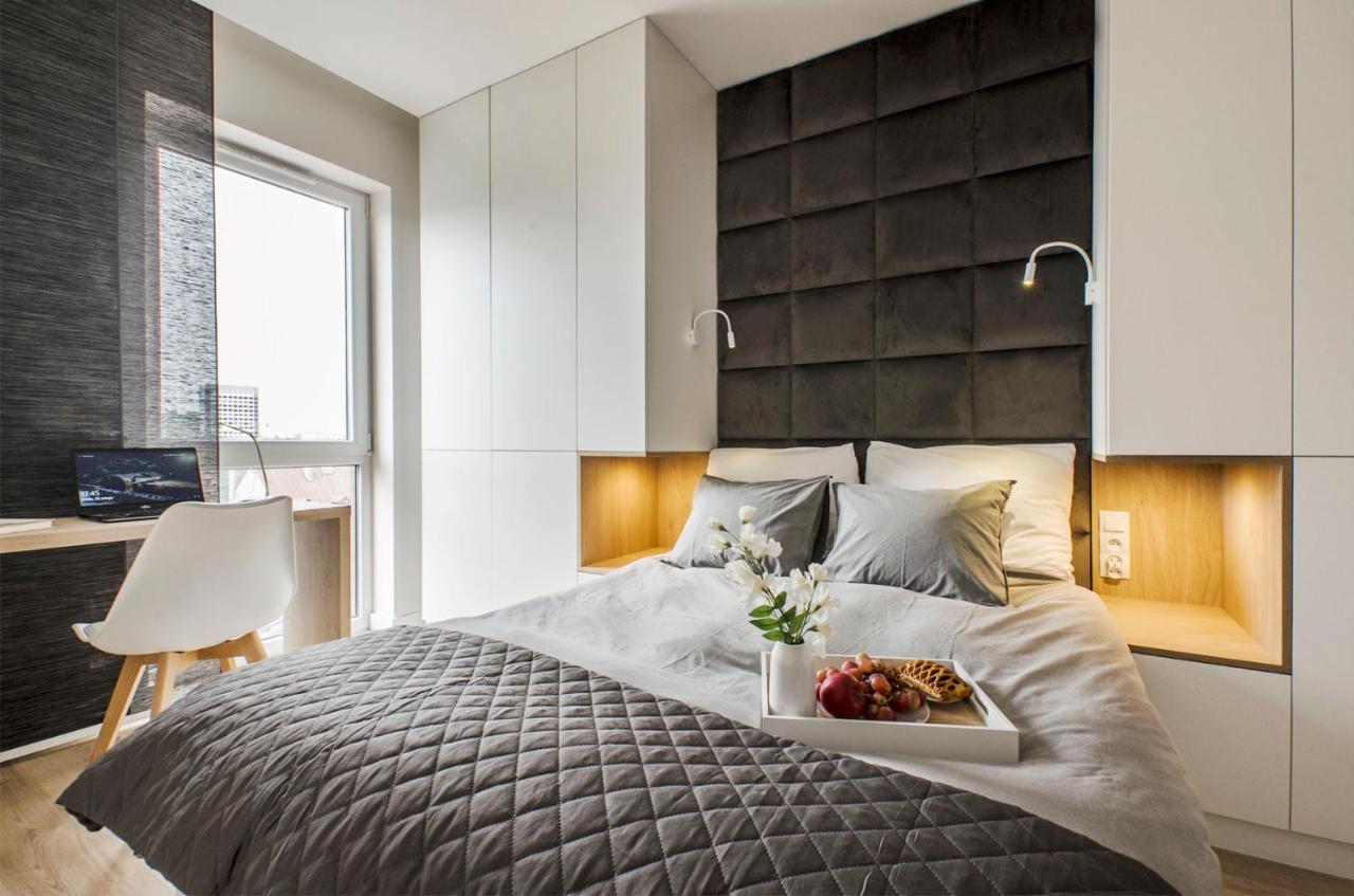 Sky Home- Ilumino Apartment -Centrum, Parking, Klimatyzacja, Dostep Na Kod Łódź Exteriör bild