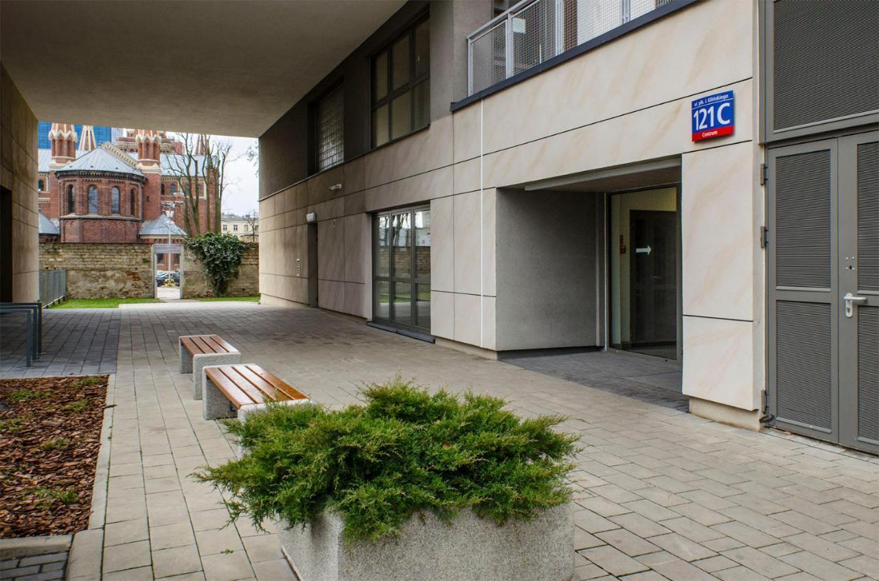Sky Home- Ilumino Apartment -Centrum, Parking, Klimatyzacja, Dostep Na Kod Łódź Exteriör bild